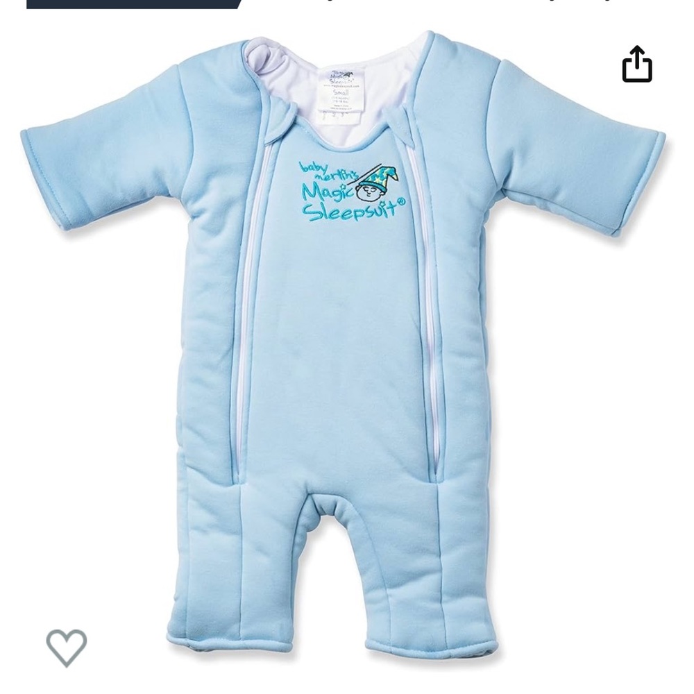 BABY Merlin Magic Sleepsuit NWOT 6-9m. Washed but never worn